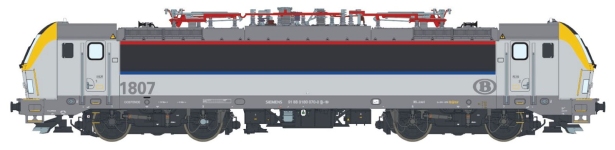L.S. Models LS12210 - H0 - E-Lok HLE 18, SNCB, Ep. VI